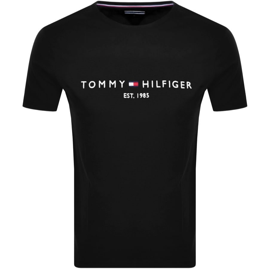 Alternative Image for ProductTommy Hilfiger Logo T Shirt Black1